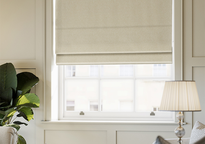 Wexley, Light Khaki - Twist&Fit Roman Blind - Image 5